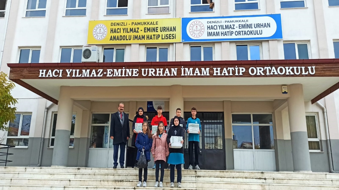 Denizli Pamukkale Hacı Yılmaz Emine URHAN İmam Hatip Lisesi öğrencileri 