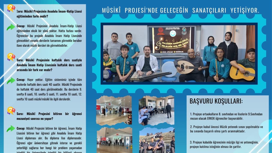 Musiki Bölümü Ön Kayıt Formu İçin Tıklayınız